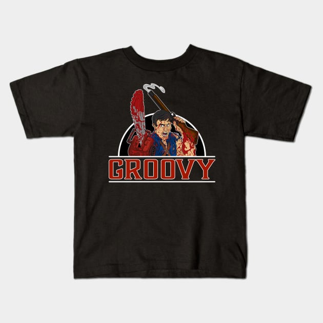 Ash Groovy Kids T-Shirt by RMFD ART